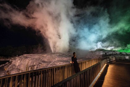Geyser By Night