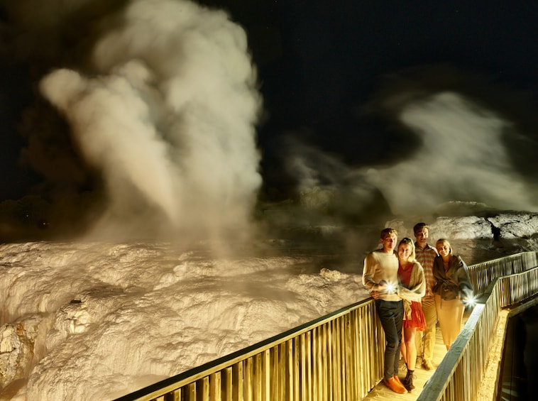 Geyser By Night