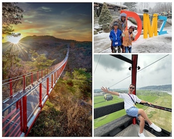 Seoul: DMZ-tur med hängbro och gondol som tillval