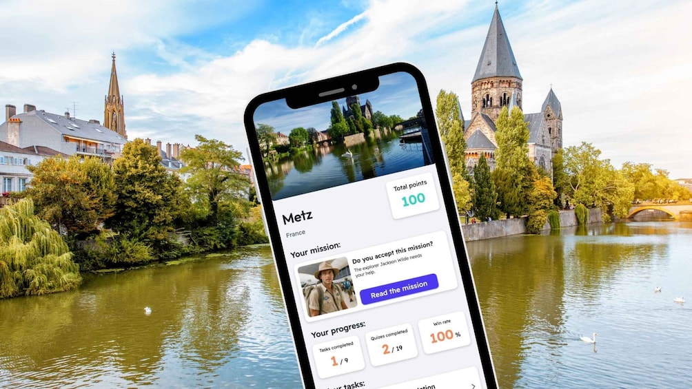 Metz: City Exploration Game and Tour on your Phone