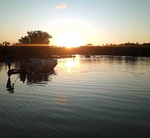 Diani Beach: Kongo River Sunset Experience in a canoe