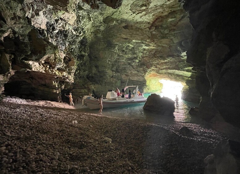 Picture 4 for Activity Vlore: Haxhi Ali Cave and Dafina Cave Speedboat Tour