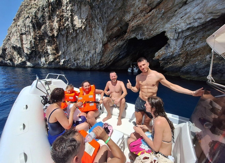 Picture 16 for Activity Vlore: Haxhi Ali Cave and Dafina Cave Speedboat Tour