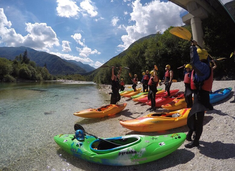 Picture 4 for Activity Bovec: Soča River Kayak School