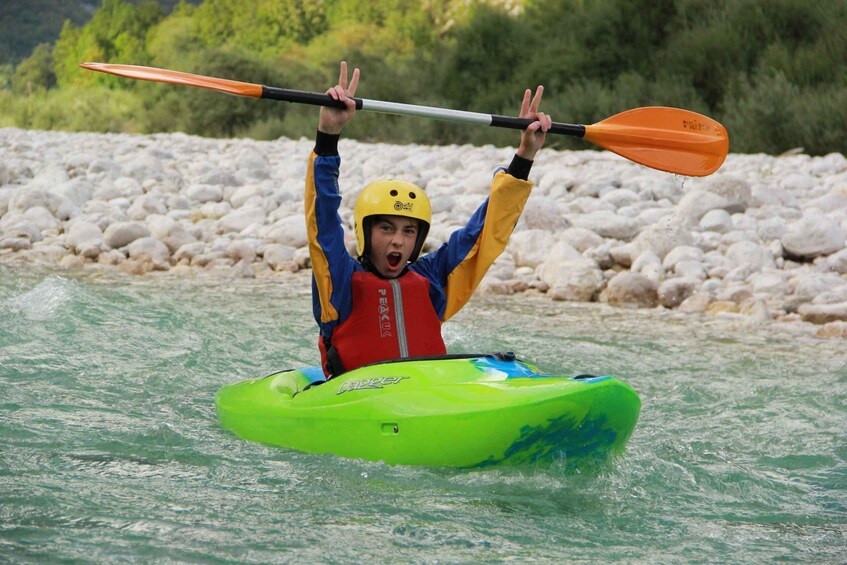 Picture 2 for Activity Bovec: Soča River Kayak School