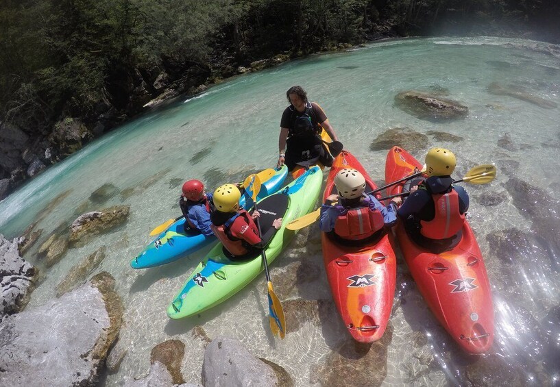 Picture 3 for Activity Bovec: Soča River Kayak School