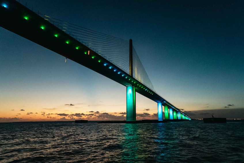 Picture 3 for Activity St. Petersburg: Sunset Cruise with Sunshine Skyway Bridge