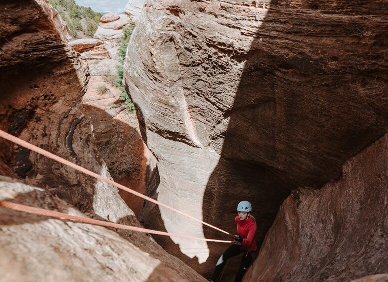 Picture 1 for Activity Springdale: Half-Day Canyoneering and Climbing Adventure