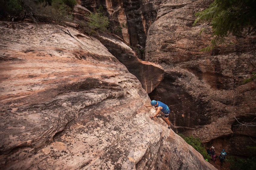 Picture 3 for Activity Springdale: Half-Day Canyoneering and Climbing Adventure