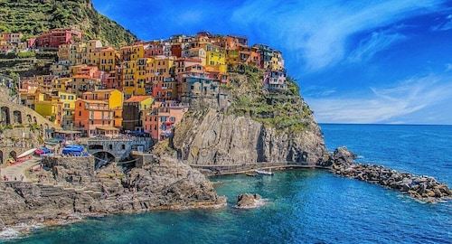La Spezia: Cinque Terre Morning or Sunset Tour with Aperitif