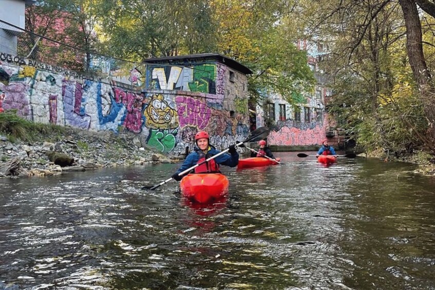 Picture 7 for Activity Akerselva River: Urban Paddling Adventure Kayak Tour