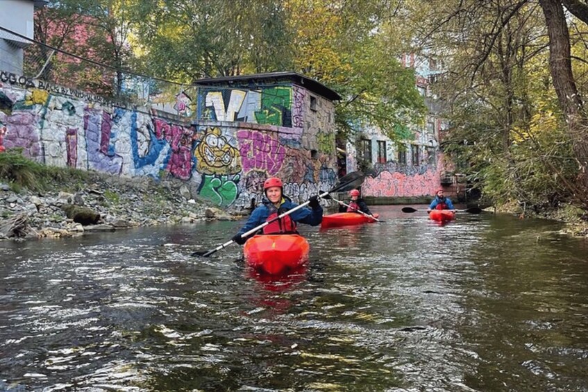 Picture 7 for Activity Akerselva River: Urban Paddling Adventure Kayak Tour