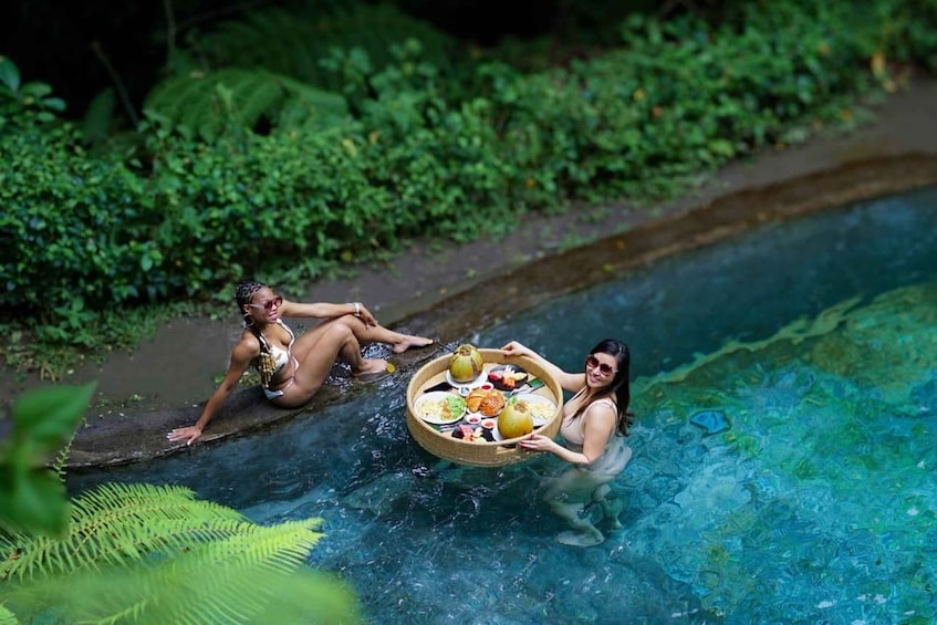 Picture 1 for Activity Ubud: Floating Breakfast, Jungle Swing & Spa Romantic Tour