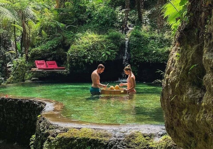 Picture 7 for Activity Ubud: Floating Breakfast, Jungle Swing & Spa Romantic Tour