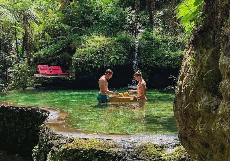 Picture 7 for Activity Ubud: Floating Breakfast, Jungle Swing & Spa Romantic Tour