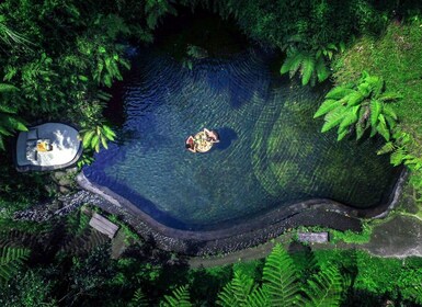 Ubud: Flytende frokost, jungel swing og spa romantisk tur