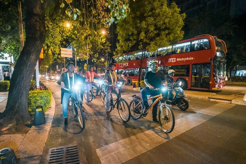 Night Street Food Bike Tour Mexico City