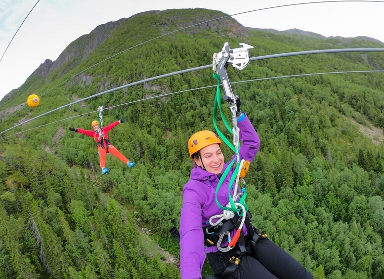 Picture 4 for Activity Feel the adrenaline in Mosjøen Zipline