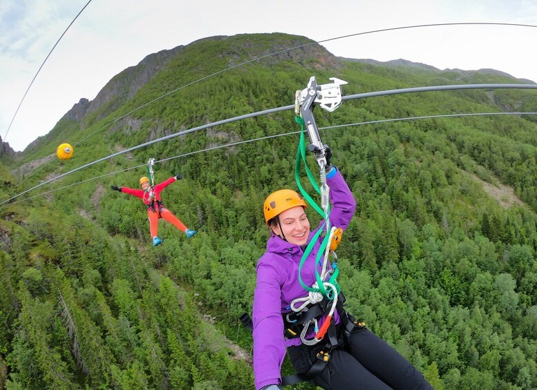 Picture 4 for Activity Feel the adrenaline in Mosjøen Zipline