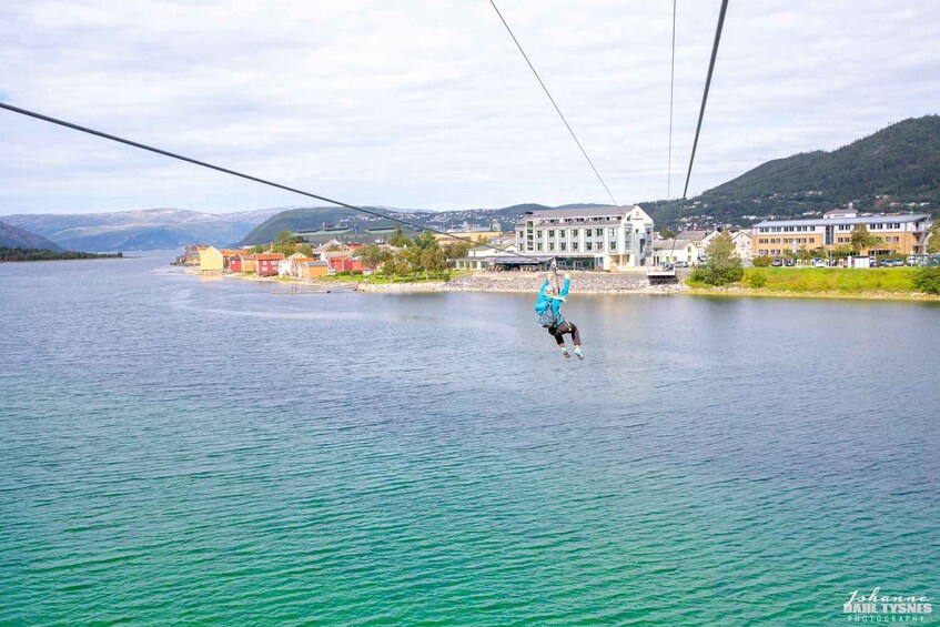 Picture 3 for Activity Feel the adrenaline in Mosjøen Zipline