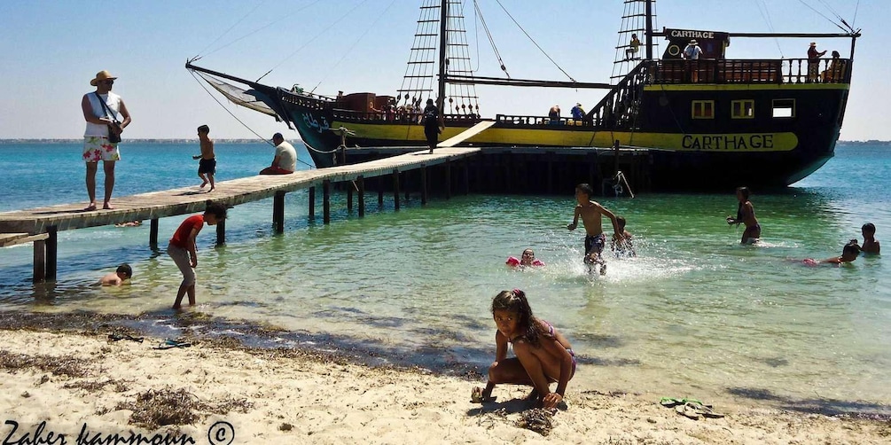 Picture 2 for Activity Djerba: Pirate Boat-Trip to Flamingo Island with Lunch