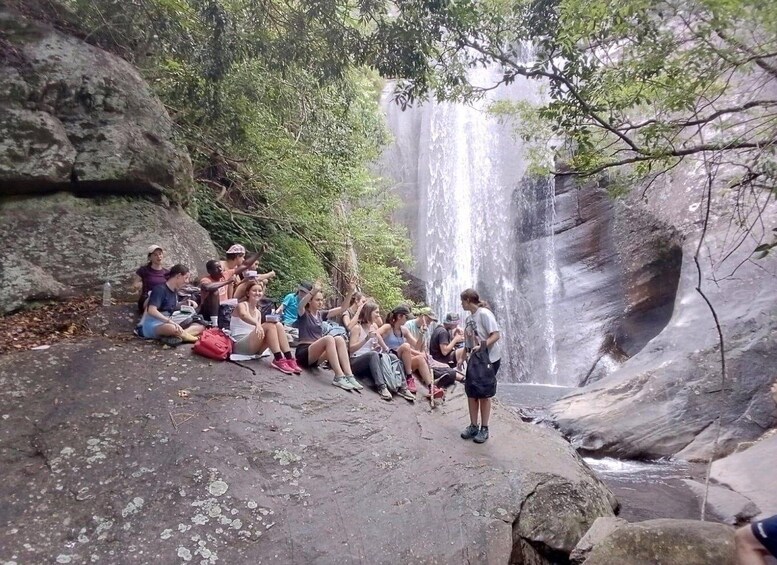 Trail running from Haputele to Bambarakanda water falls