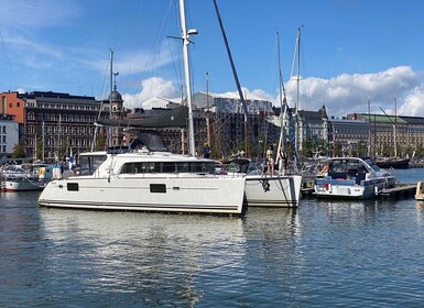 Helsinki: Private Catamaran Sailing in up to 15 pax