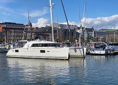 Helsinki: Private Catamaran Sailing in up to 15 pax