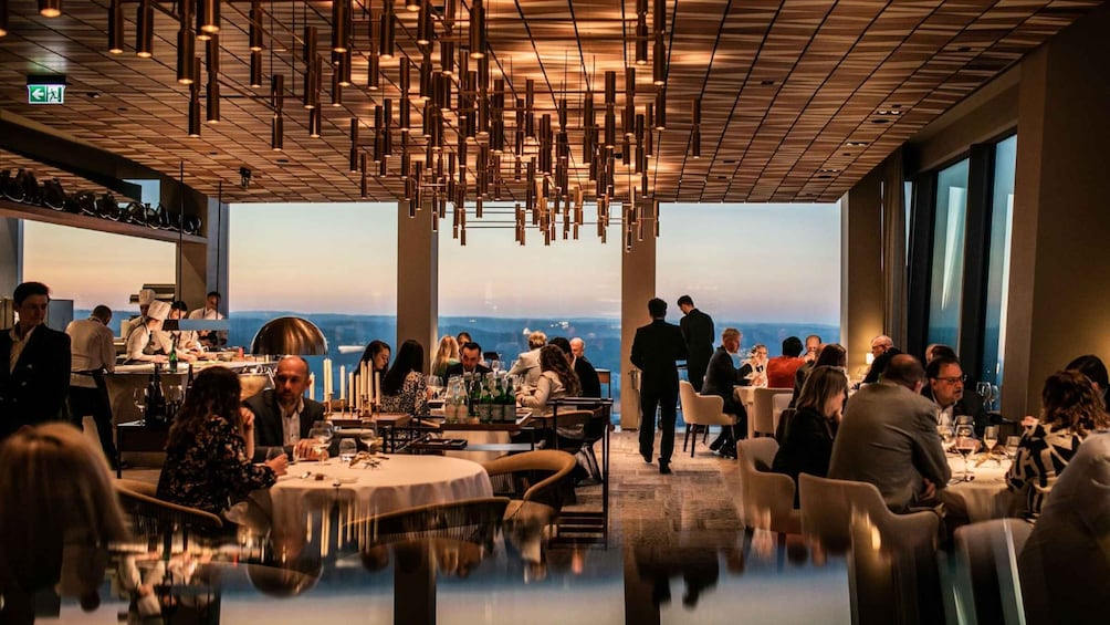 Gdańsk: World-Class Fine Dining Dinner on the Top Floor