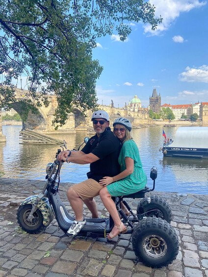 Picture 1 for Activity Prague: Panoramic Viewpoints Guided Electric Tricycle Tour