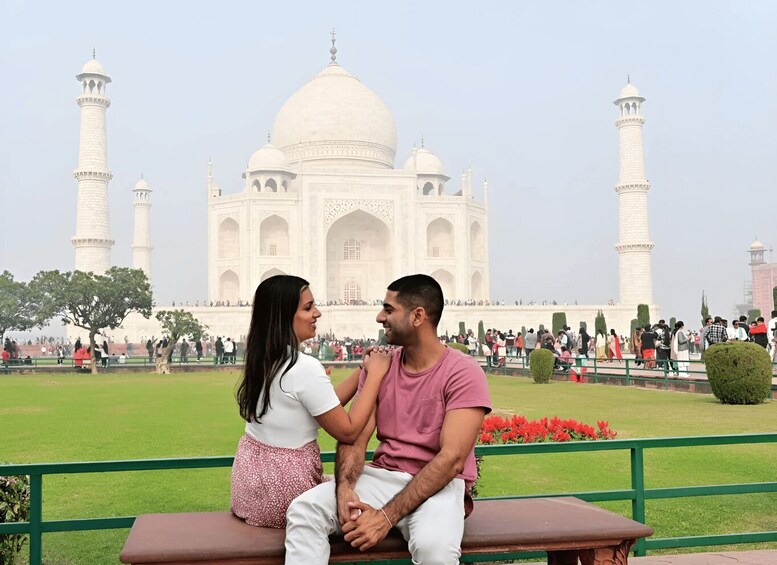 Picture 2 for Activity From Jaipur: Taj Mahal Sunrise Tour with Transfer to Delhi