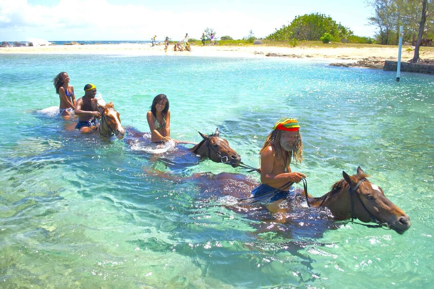 Picture 3 for Activity From Falmouth: Horseback Ride and Swim Beach Trip