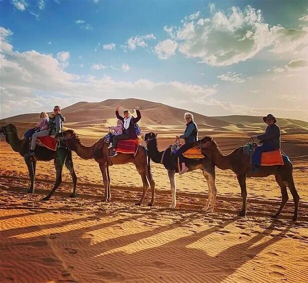 From Fes: 3-Day Unforgettable Desert Tour to Marrakech