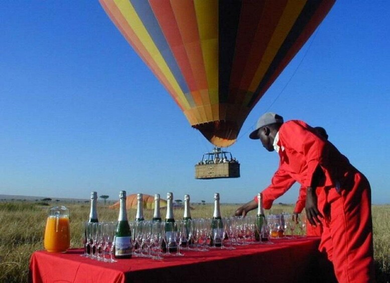 Picture 2 for Activity Maasai Mara: Hot Air Balloon Safari & Champagne Breakfast