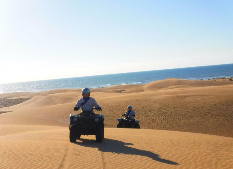 Picture 1 for Activity Essaouria: Beach & Big Dunes 2-Hour Quad Biking Tour