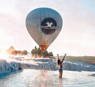 Pamukkale-tur i varmluftsballon