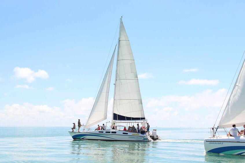 Picture 5 for Activity Ile Aux Cerfs Catamaran Cruise sailing from Mahebourg