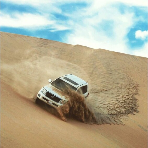 Private Desert safari with inland sea visit & Sand boarding