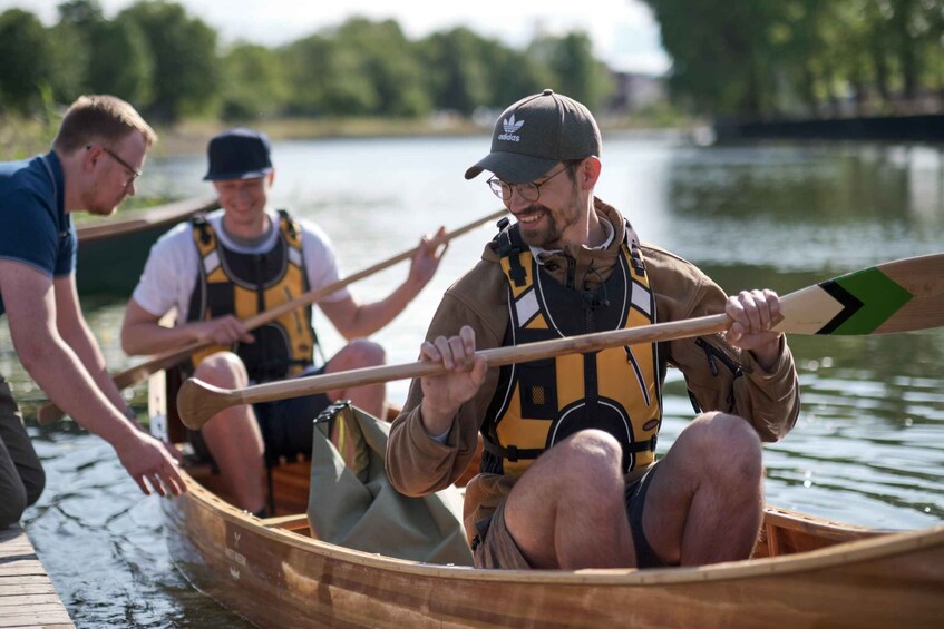 Picture 4 for Activity Handcrafted Canoe Tour of Klaipeda