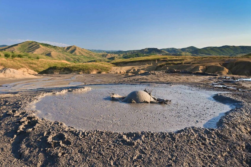 Bucharest: Muddy Volcanoes and Salt Mine Private Day Tour