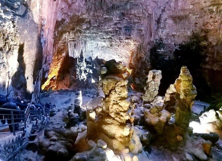 Picture 1 for Activity Bari: Full-day Tour 9h Castellana Caves & Polignano by Boat