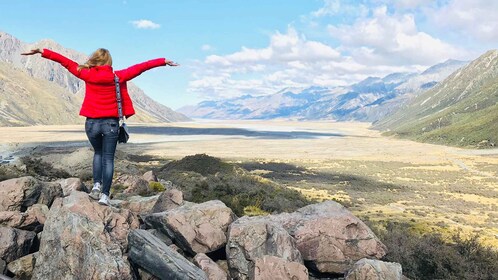 Fra Queenstown: Dagstur til Mount Cook og Hooker Valley