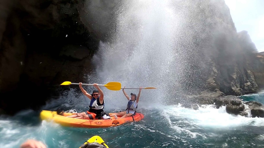 Picture 21 for Activity Lomo Quiebre: Mogan Kayaking and Snorkeling Tour in Caves