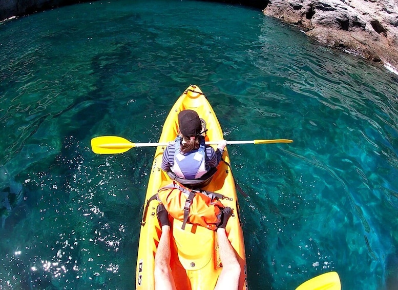 Picture 4 for Activity Lomo Quiebre: Mogan Kayaking and Snorkeling Tour in Caves