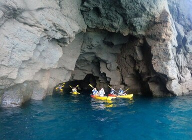 Lomo Quiebre: Mogan Kayaking and Snorkelling Tour in Caves