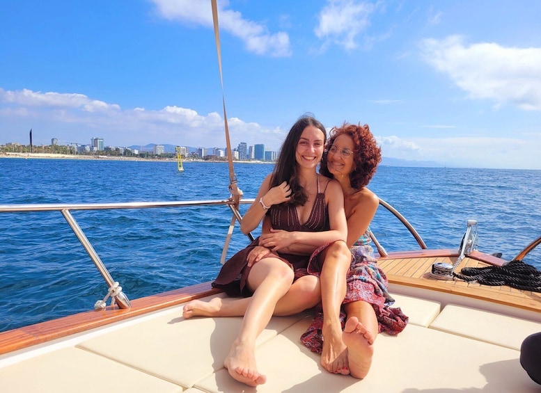 Picture 4 for Activity Barcelona: Private Classic Yacht Tour with Drinks