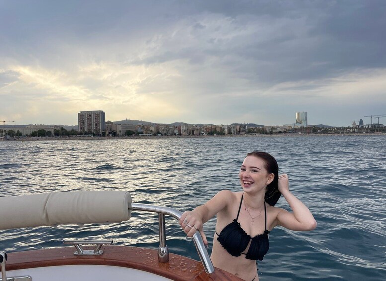 Picture 6 for Activity Barcelona: Private Classic Yacht Tour with Drinks