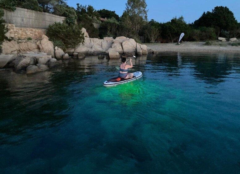 Picture 1 for Activity Golfo Aranci: Paddleboard Glow Tour SUP experience aperitivo