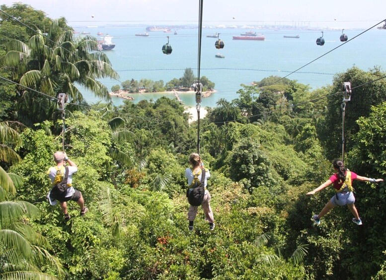 Picture 3 for Activity Singapore: Sentosa Mega Adventure Park Zipline Ticket