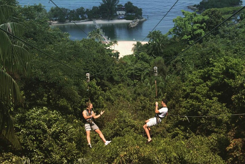 Picture 2 for Activity Singapore: Sentosa Mega Adventure Park Zipline Ticket